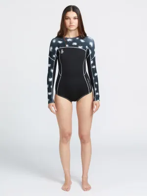 1 Mm Long Sleeve Springsuit - BLACK