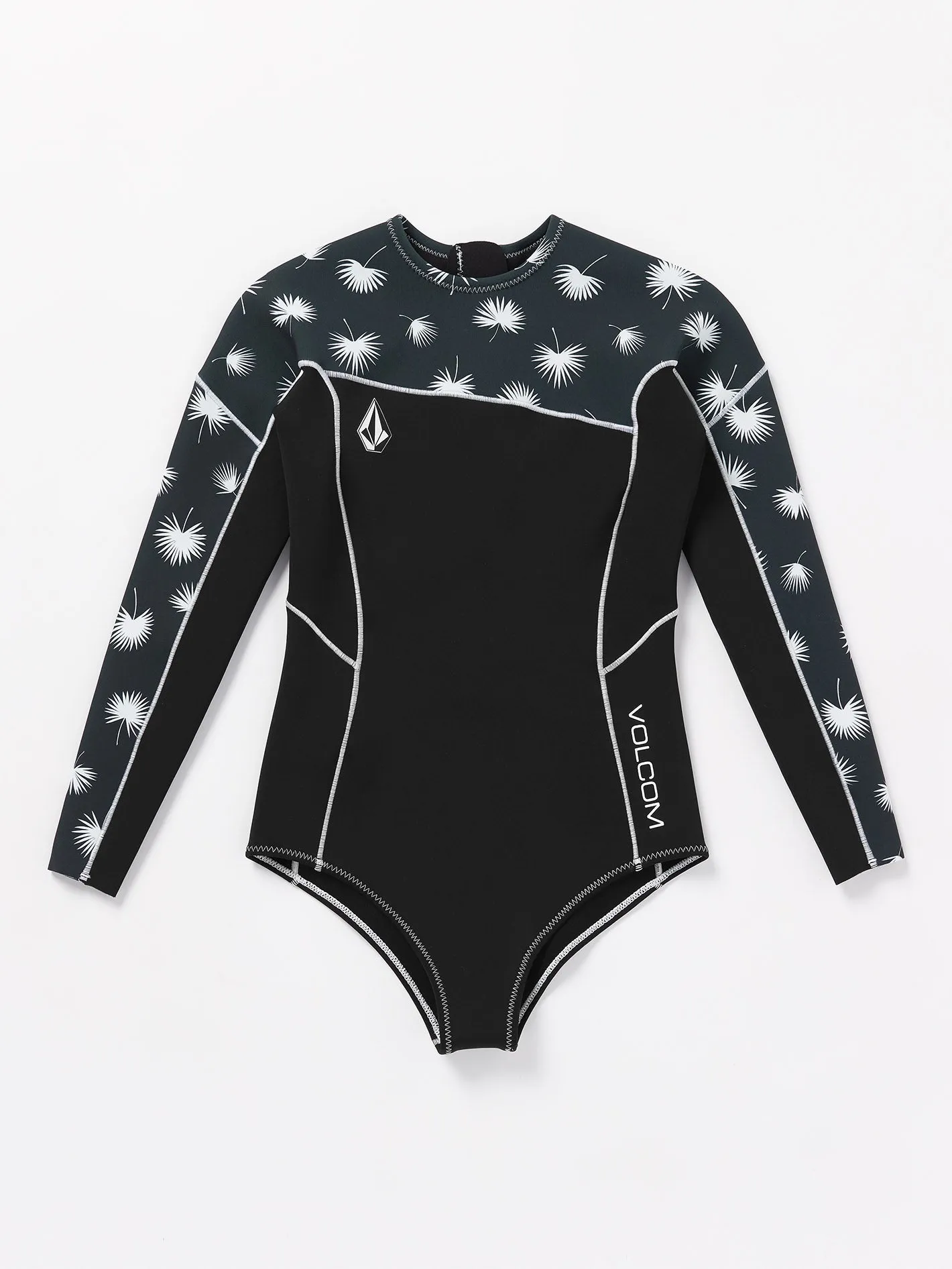 1 Mm Long Sleeve Springsuit - BLACK