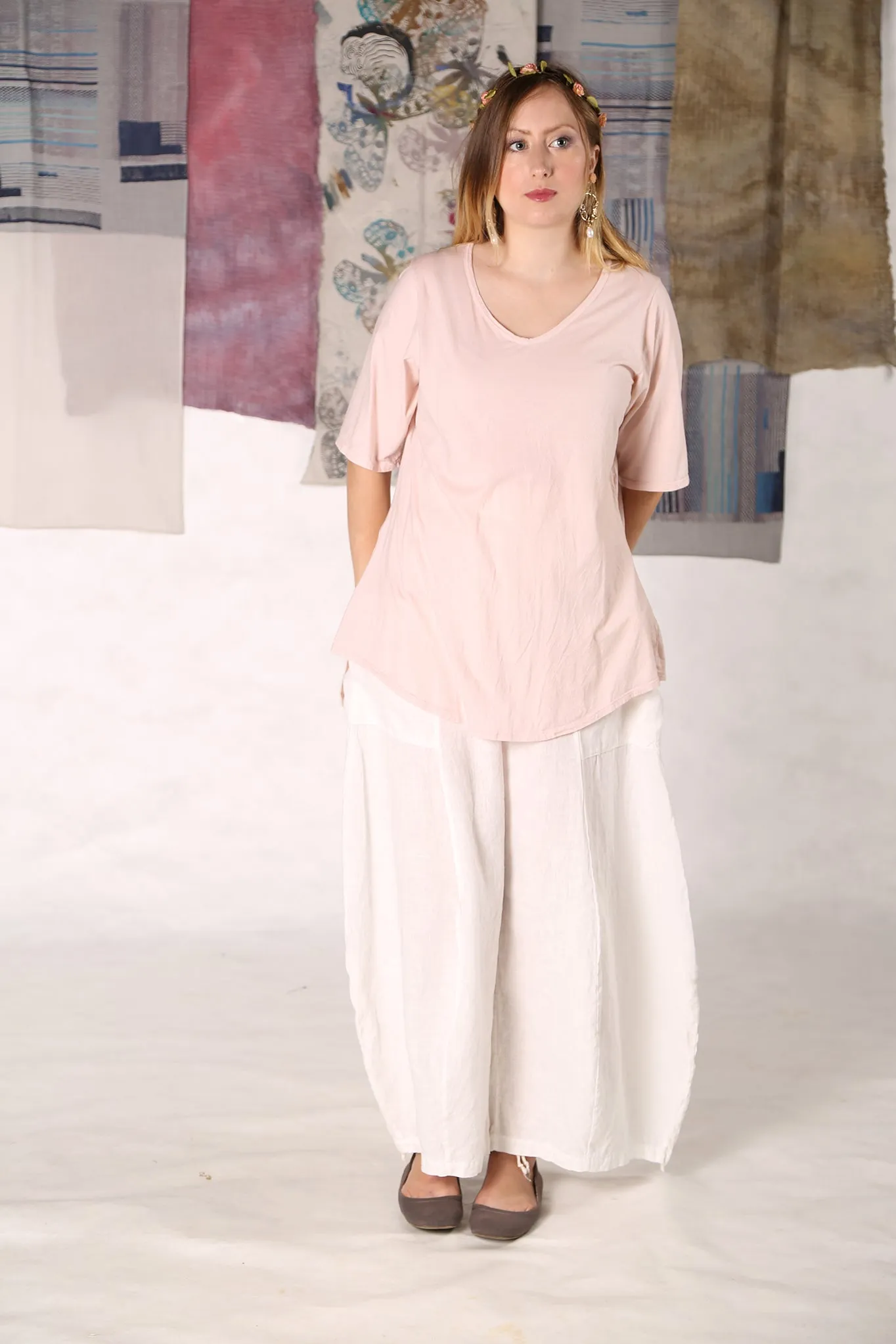 1211 Lightweight A-Line Layer Tee-Sweet Unprinted