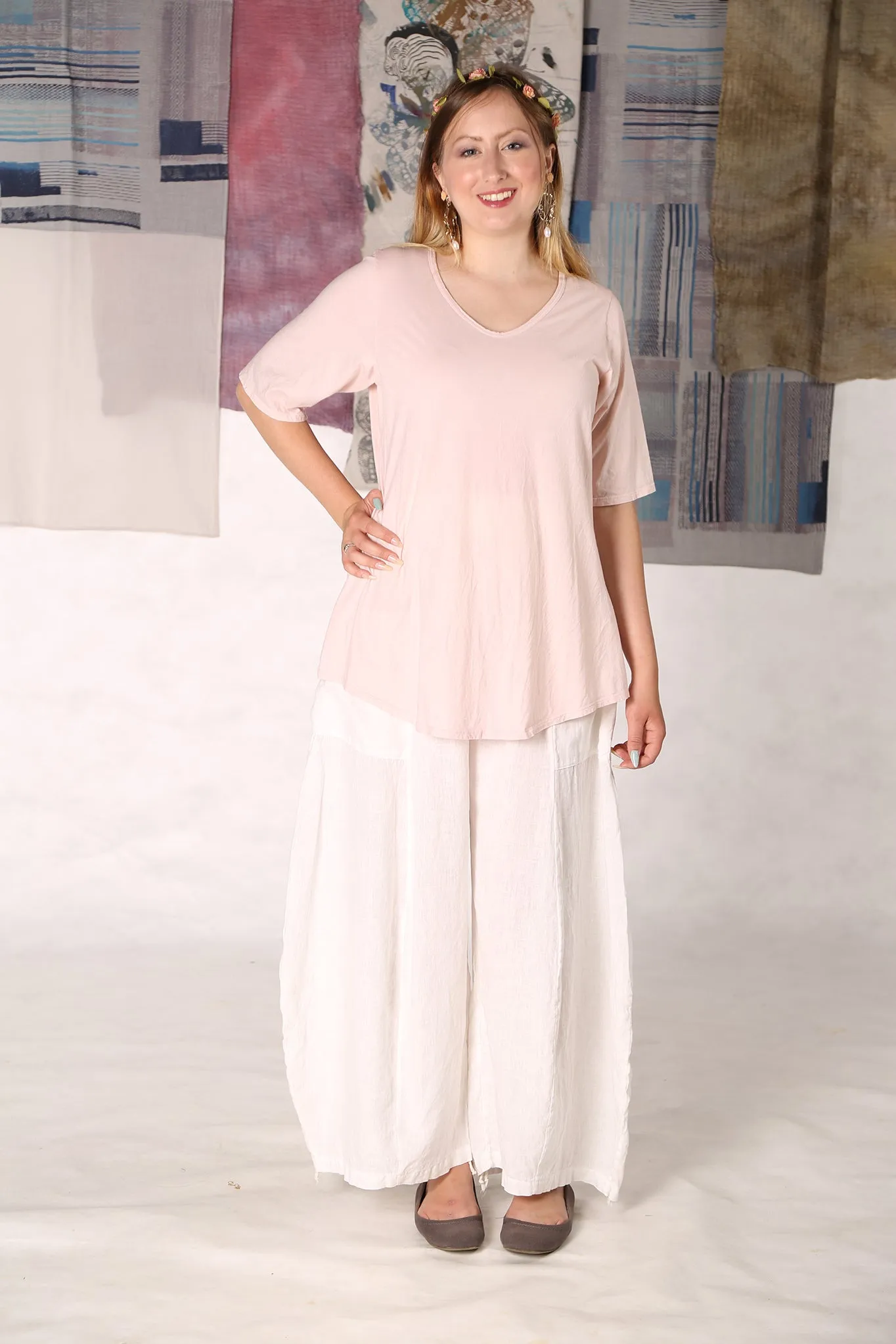 1211 Lightweight A-Line Layer Tee-Sweet Unprinted