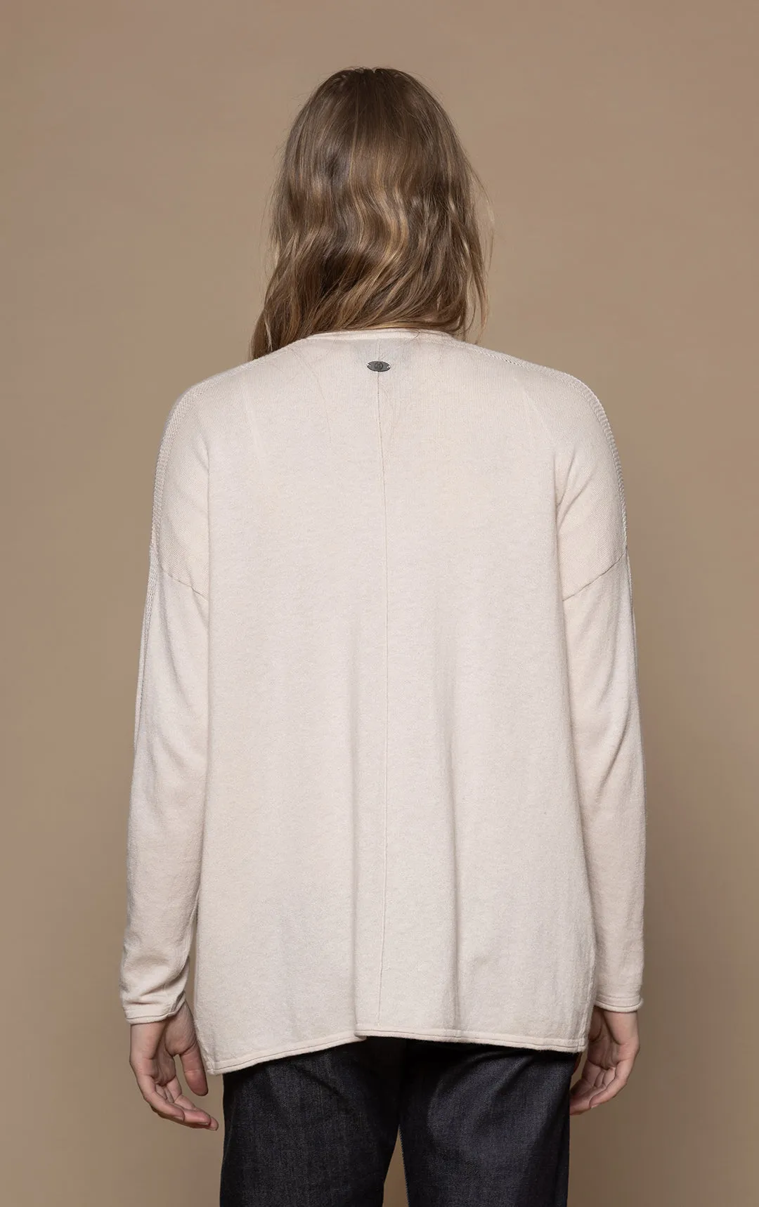 14GG COTTON SILK CARDIGAN - CLEARANCE