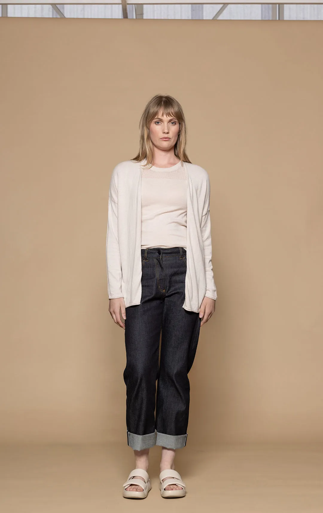 14GG COTTON SILK CARDIGAN - CLEARANCE