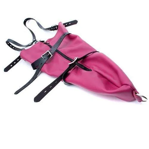 2213M      Elbows Locked Sex Bomb Pink Locking Tight Armbinder Sleeve