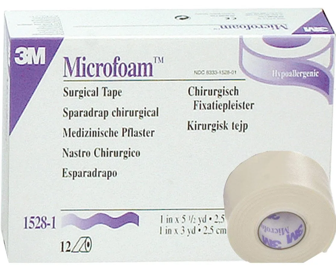 3M 1528-1 Microfoam Surgical Tapes & Sterile Tape Patch