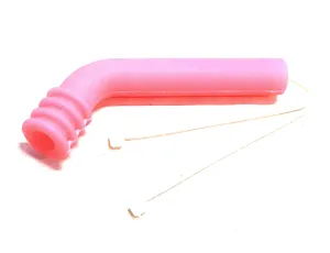 51813R 1/10 Scale RC Nitro Engine Exhaust Pipe Silicone End Deflector Red 8mm