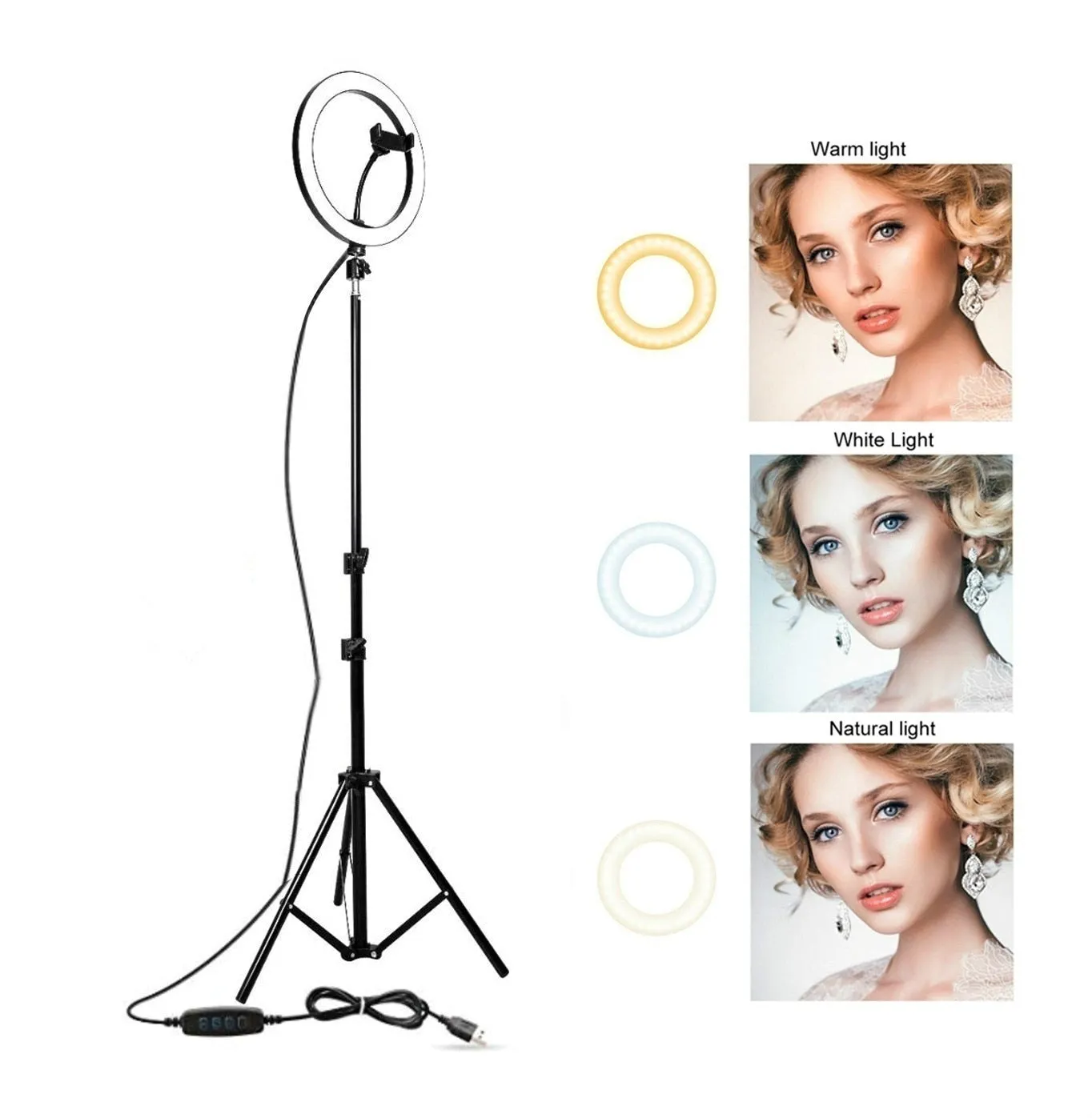 6.3''/10.2'' Camera Studio Ring Light