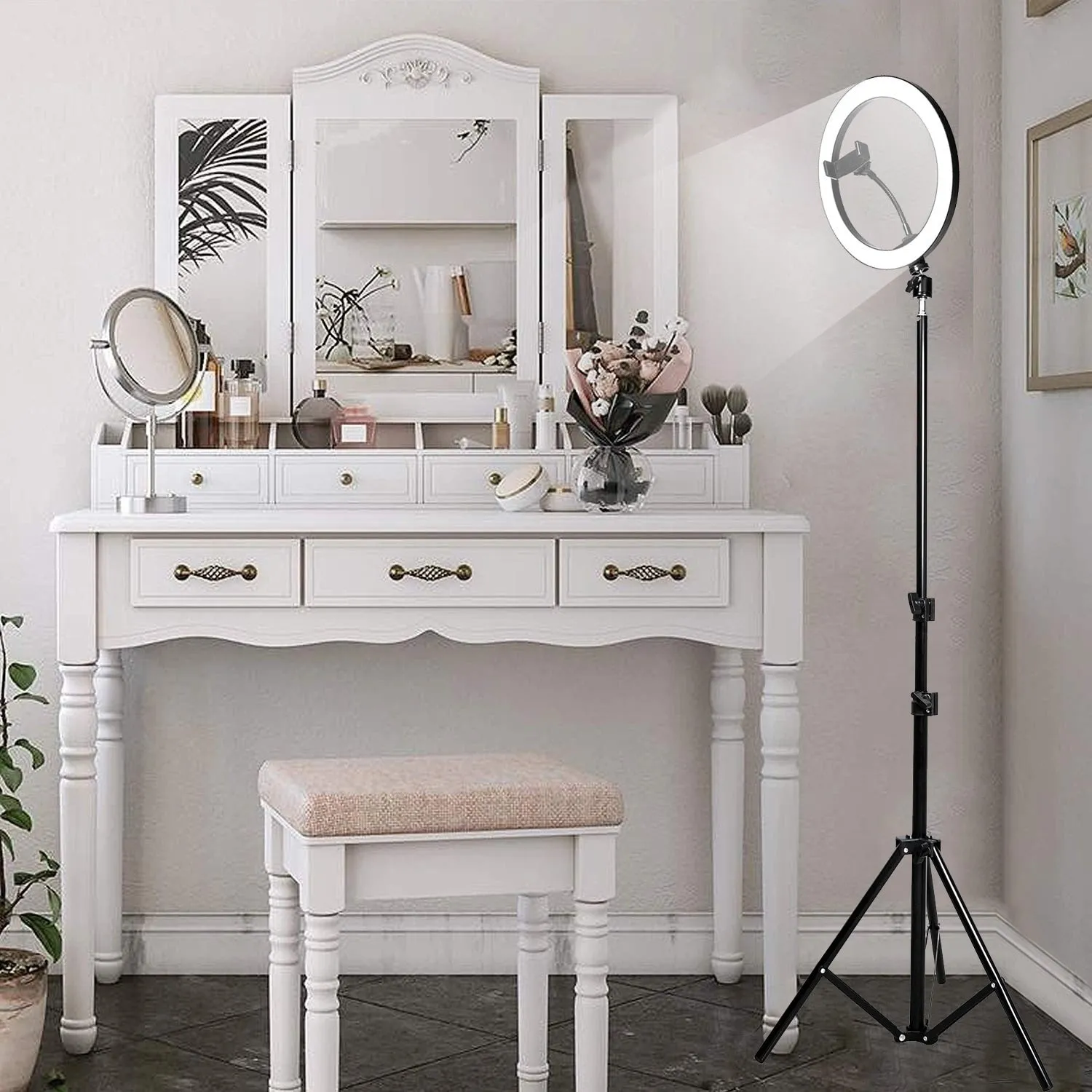 6.3''/10.2'' Camera Studio Ring Light