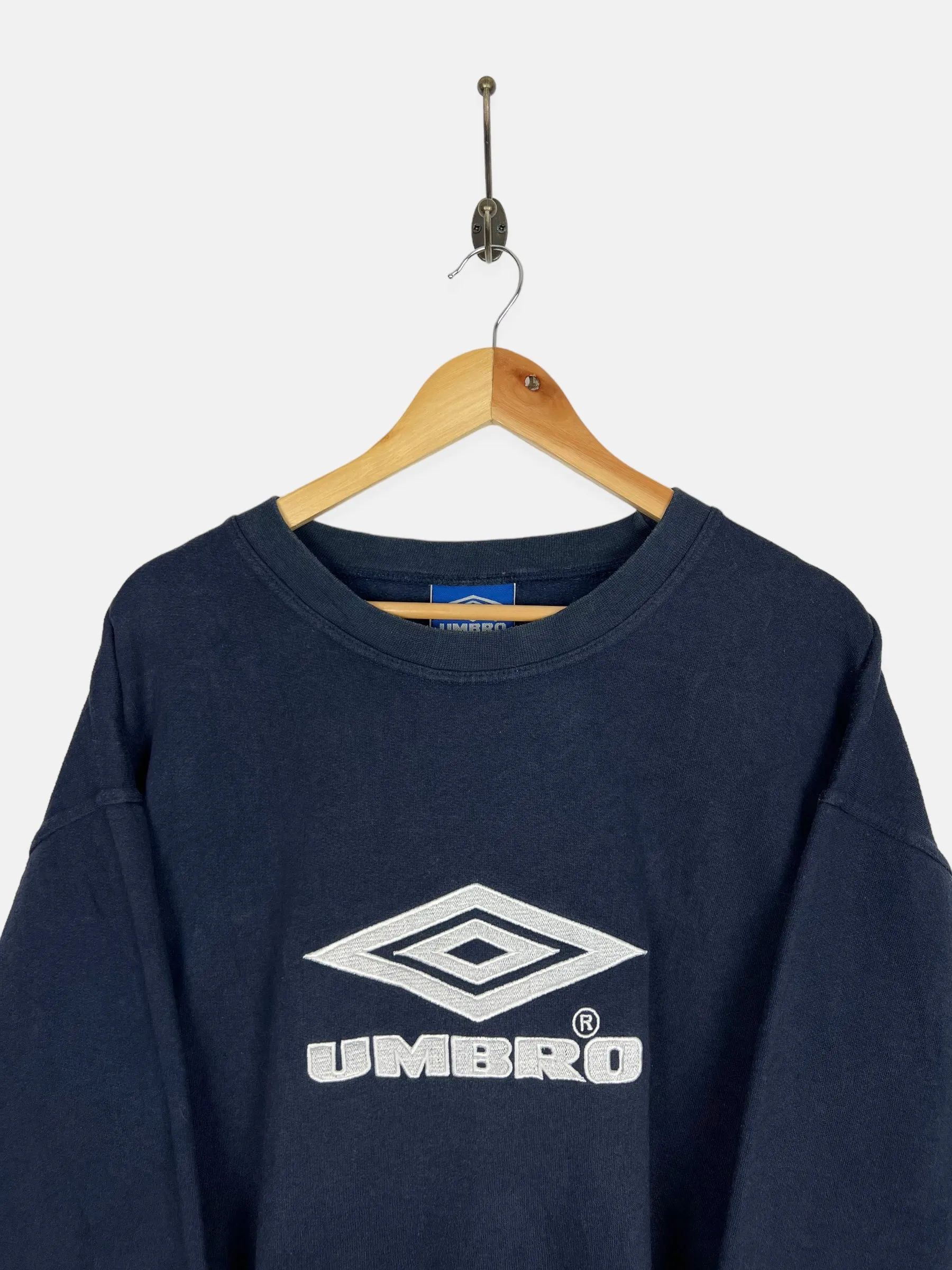 90's Umbro Embroidered Vintage Lightweight Sweatshirt Size M