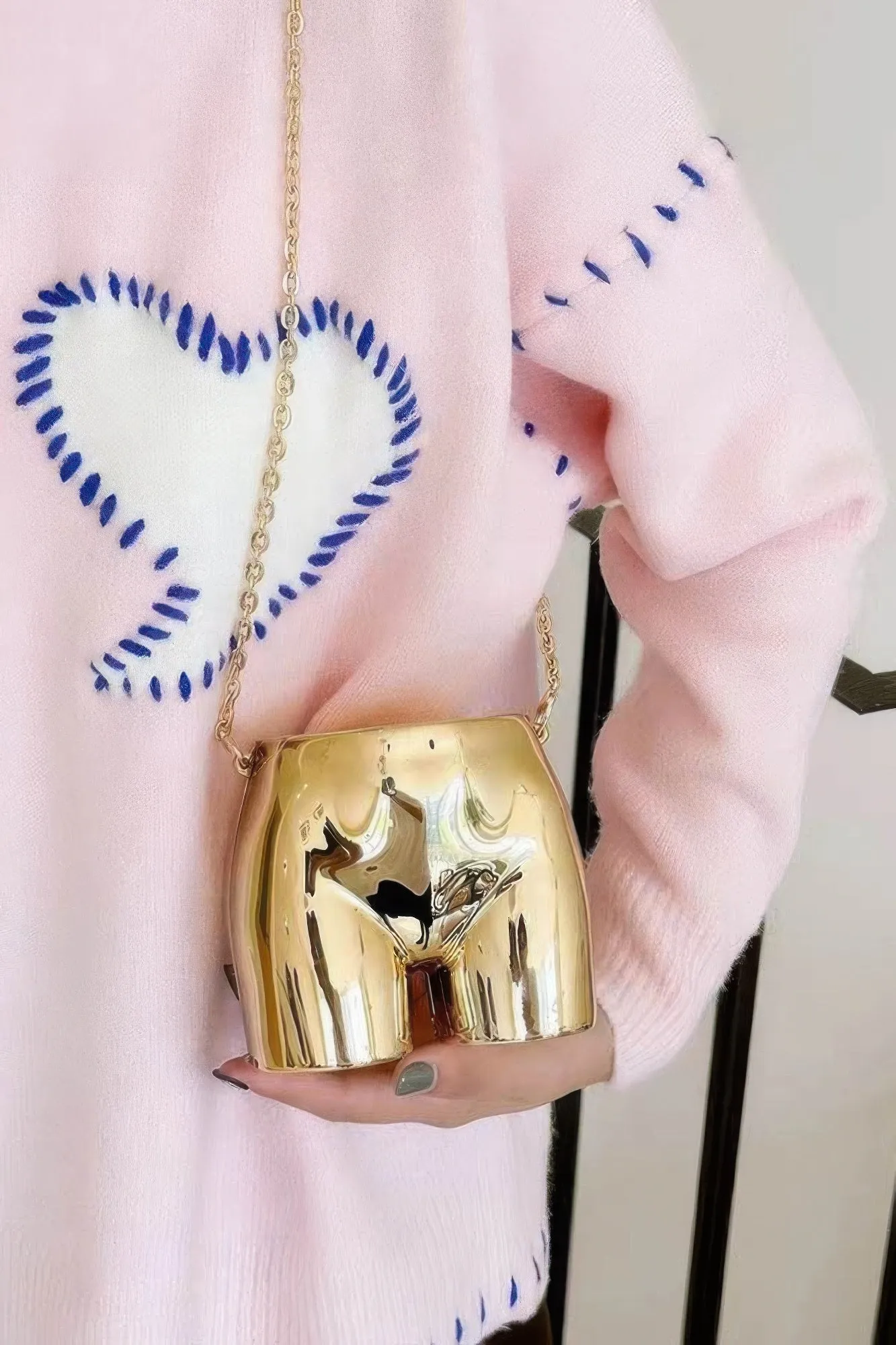 Acrylic Butt Novelty Bag