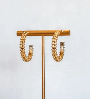 Adeline Gold Medium Earrings