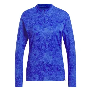 adidas Ladies Long Sleeve Printed Golf Shirt