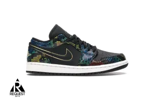 Air Jordan 1 Retro Low "Multicolored Snakeskin"