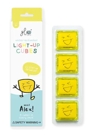 Alex - Yellow Light Up Cubes