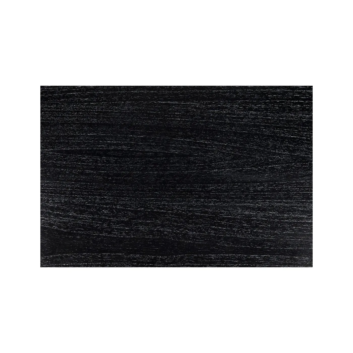 Ambidextrous Desk, Hand Rubbed Black with Light Brown Trim by Noir