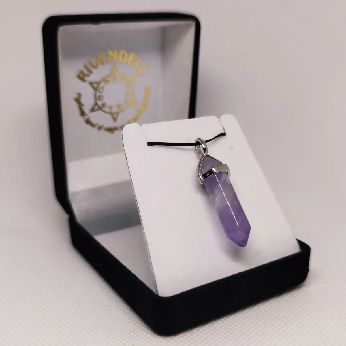 Amethyst Crystal Point Pendant