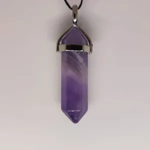 Amethyst Crystal Point Pendant