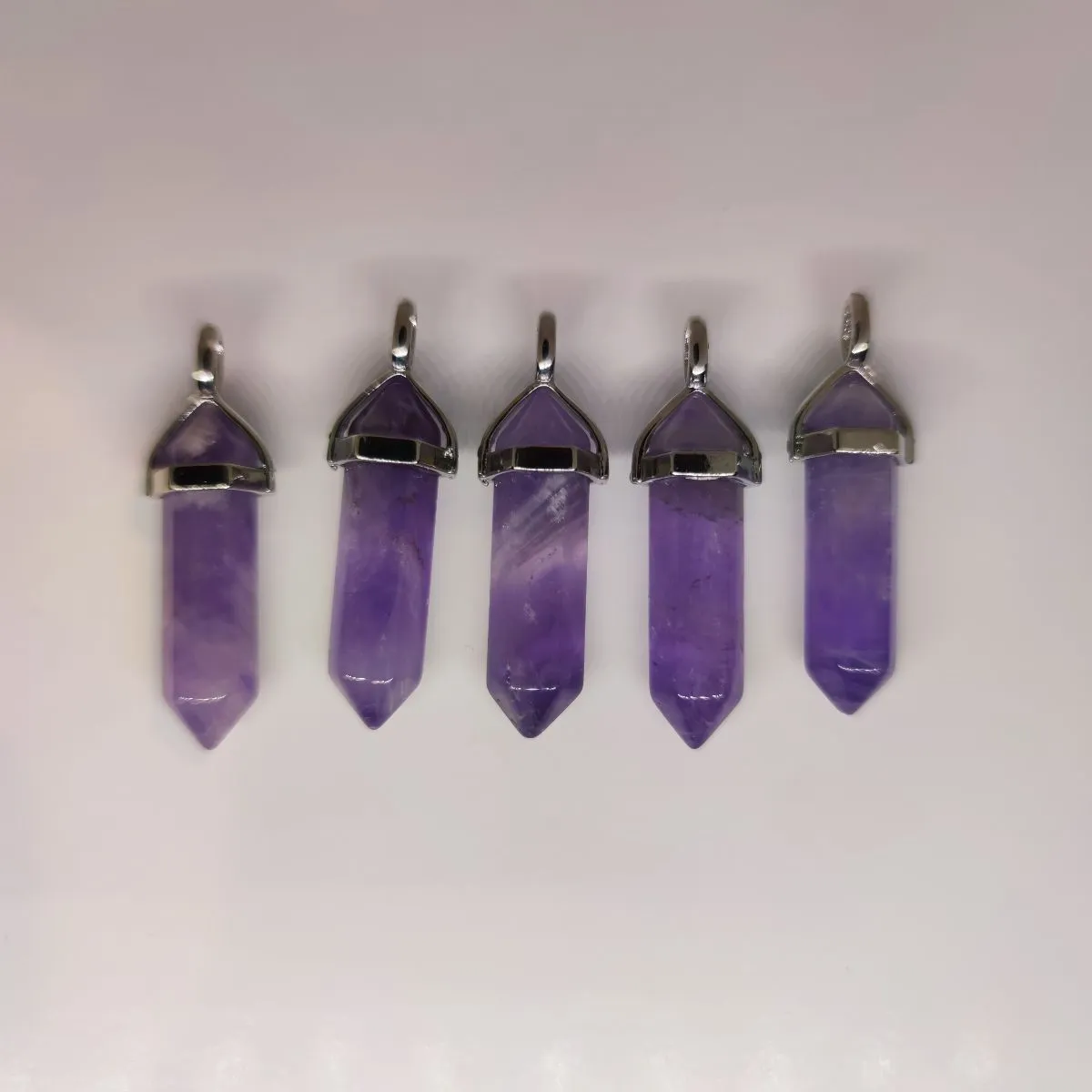Amethyst Crystal Point Pendant