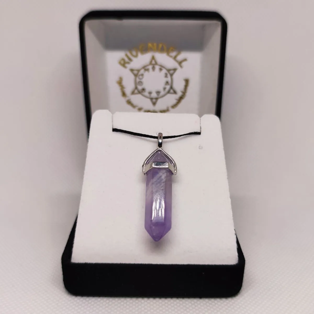 Amethyst Crystal Point Pendant