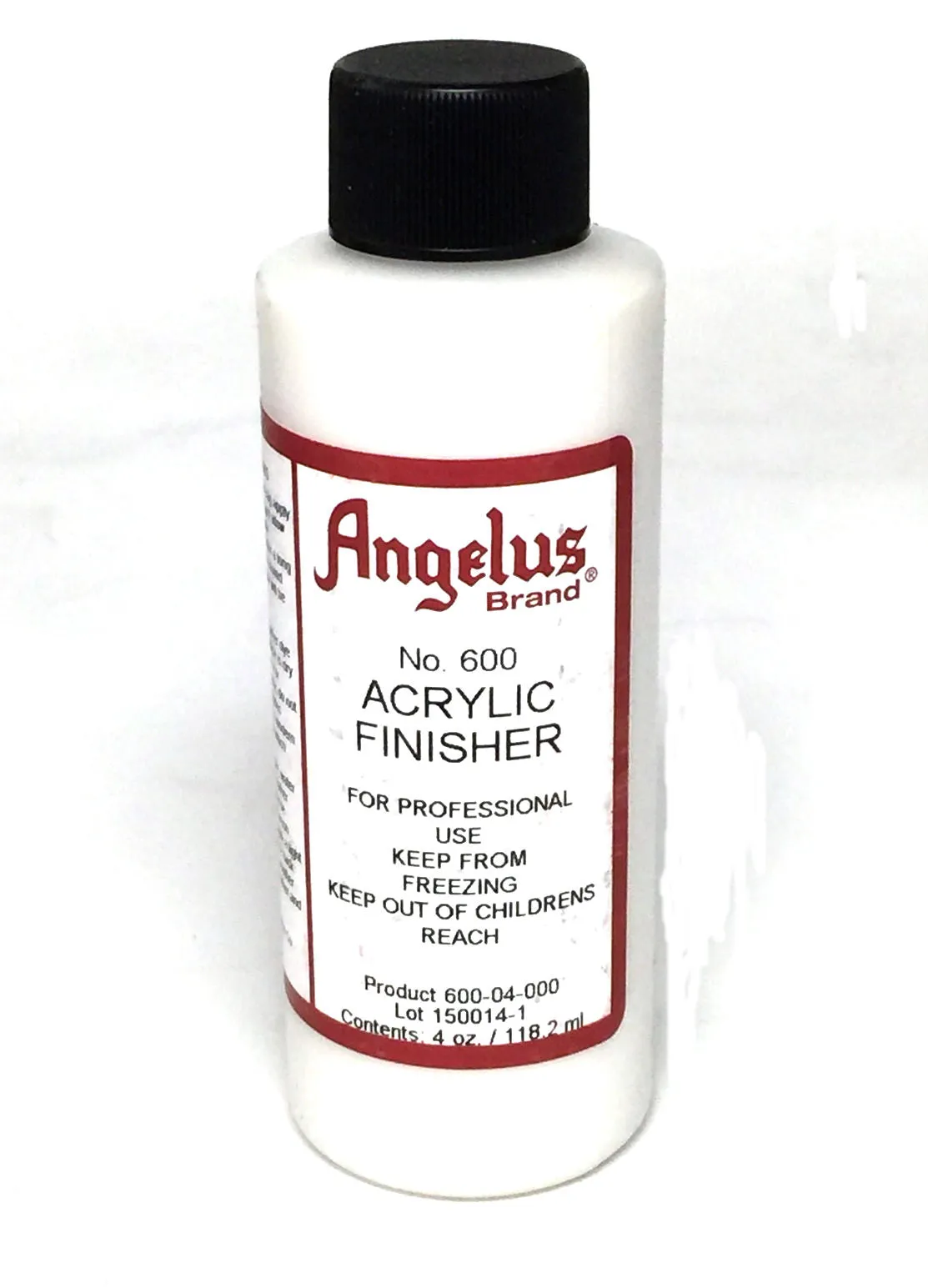 ANGELUS ACRYLIC FINISHERS LARGE 118ml For Use with Acrylic Paints