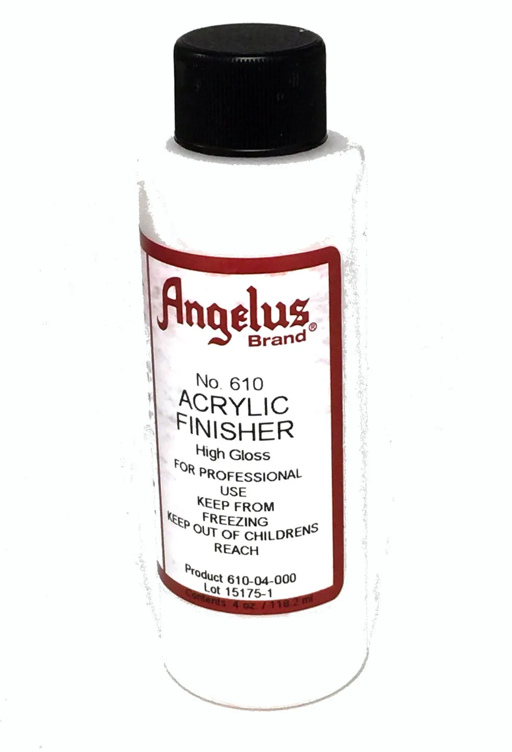 ANGELUS ACRYLIC FINISHERS LARGE 118ml For Use with Acrylic Paints