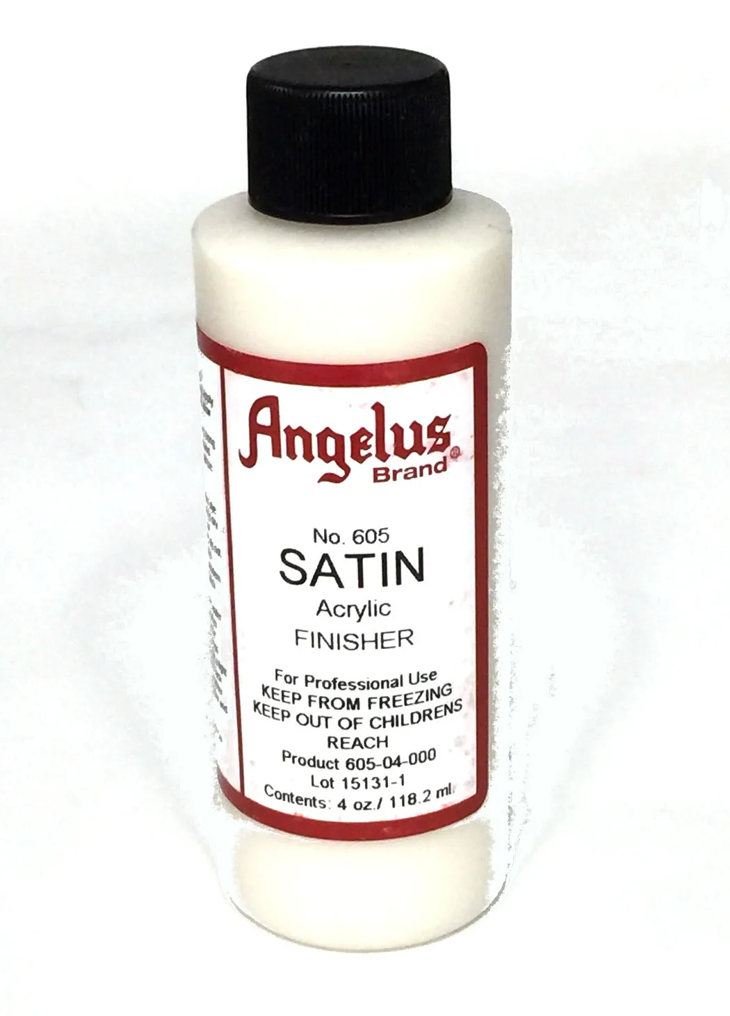 ANGELUS ACRYLIC FINISHERS LARGE 118ml For Use with Acrylic Paints