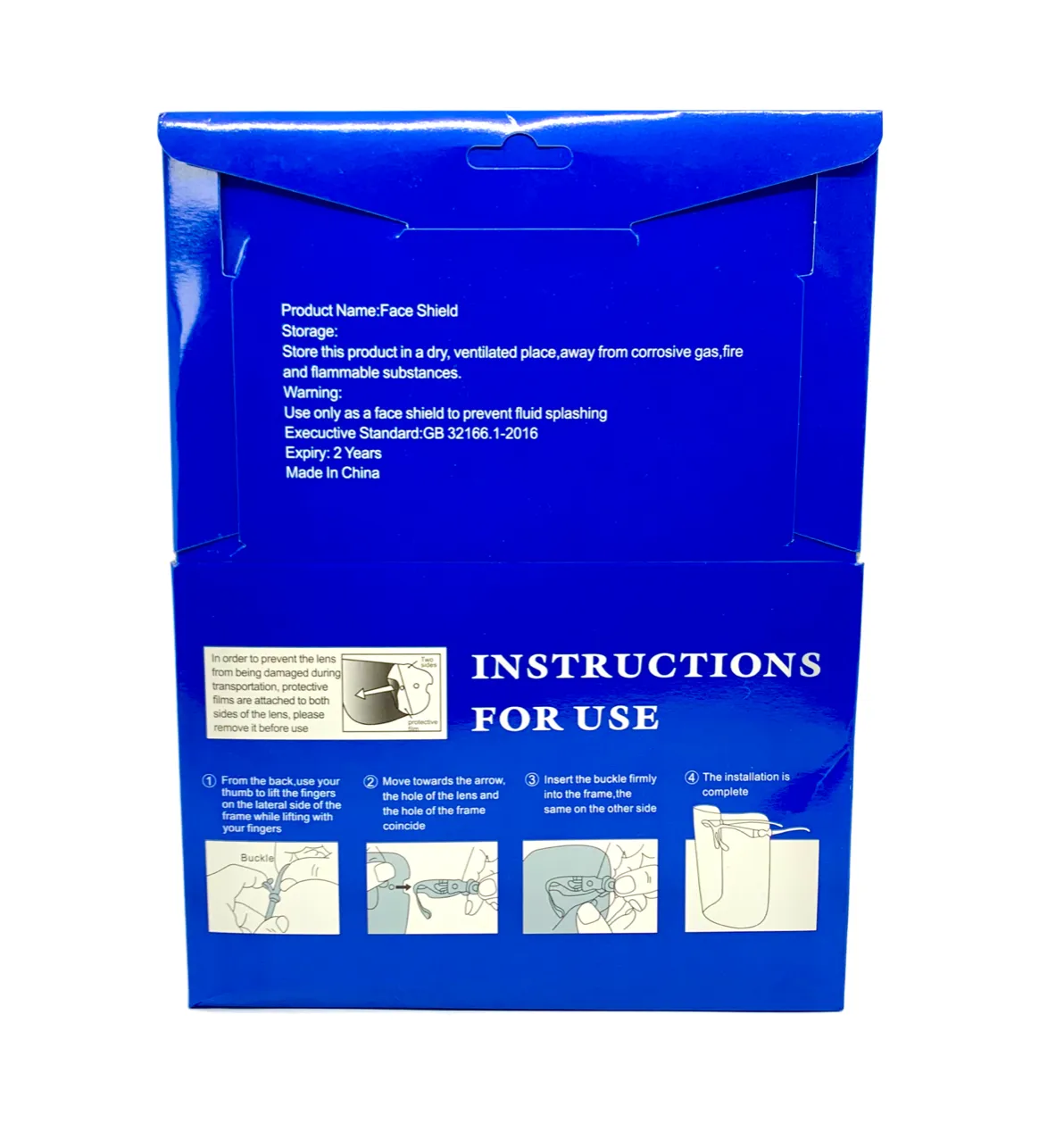 Anti Fog Face Shield - Pack of 5