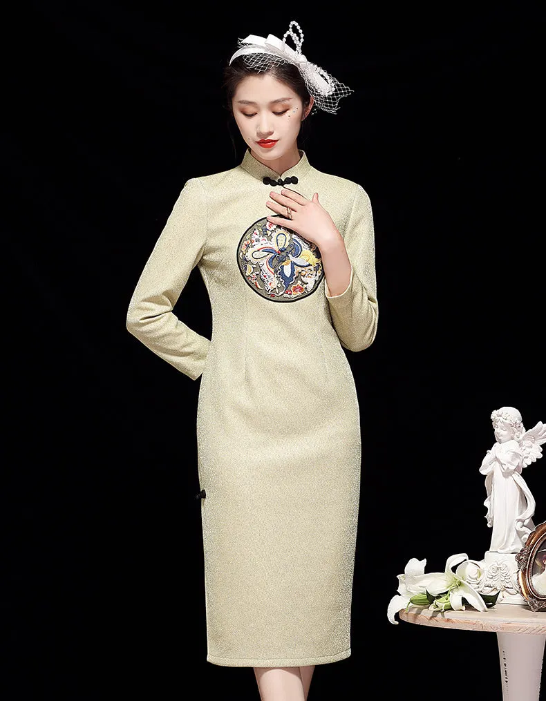 Apple Yellow Qipao Cheongsam