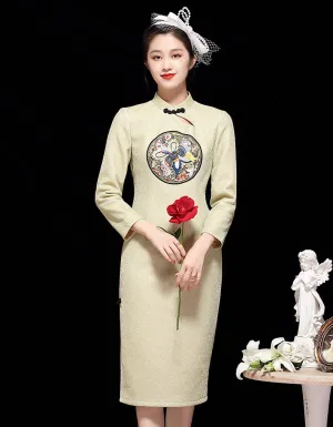 Apple Yellow Qipao Cheongsam
