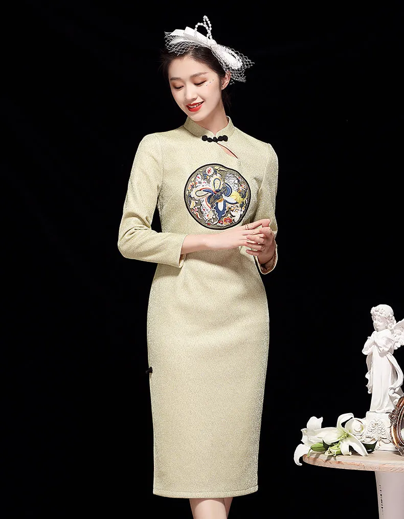 Apple Yellow Qipao Cheongsam