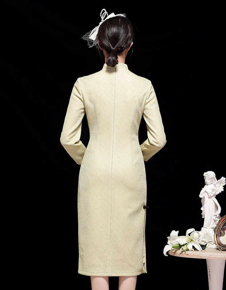 Apple Yellow Qipao Cheongsam
