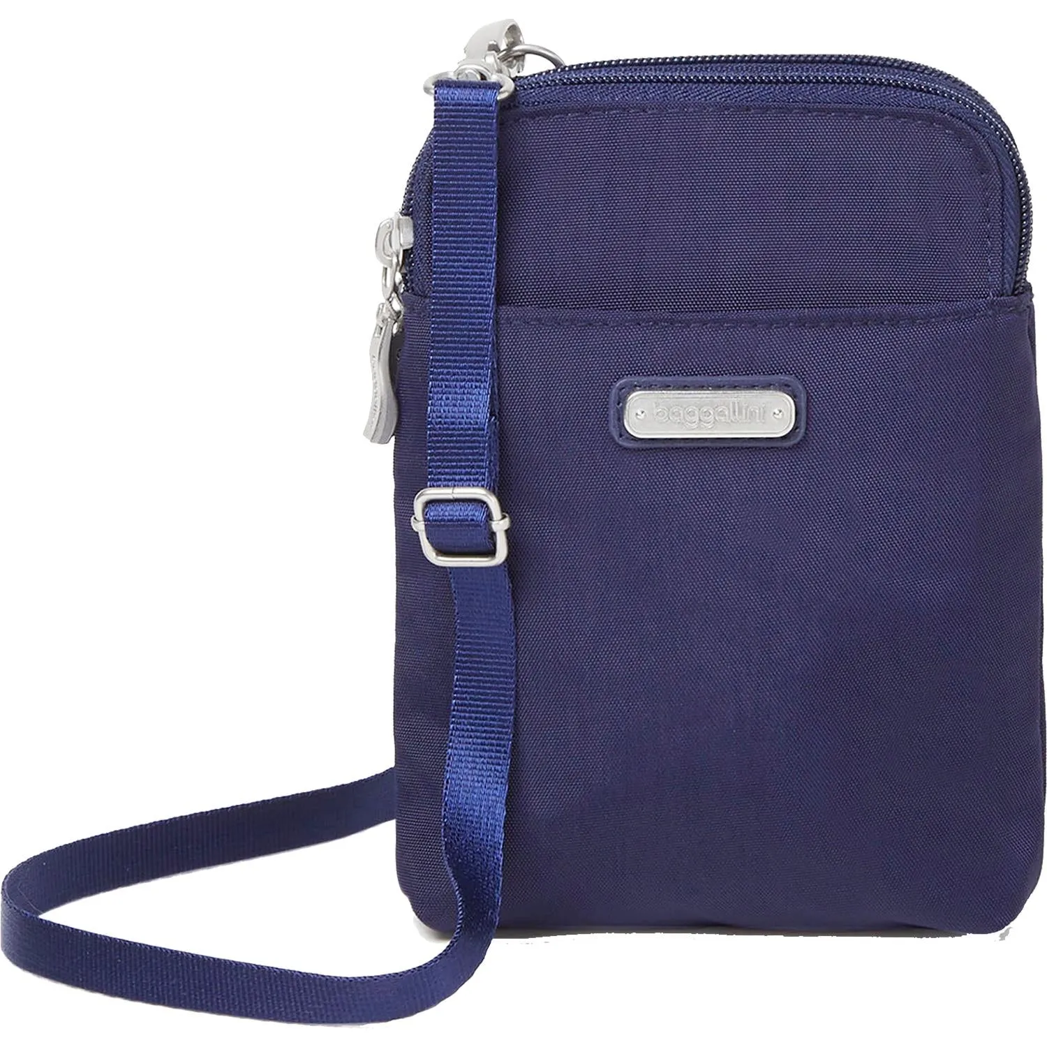 Baggallini Take Two RFID Bryant Crossbody Navy Nylon