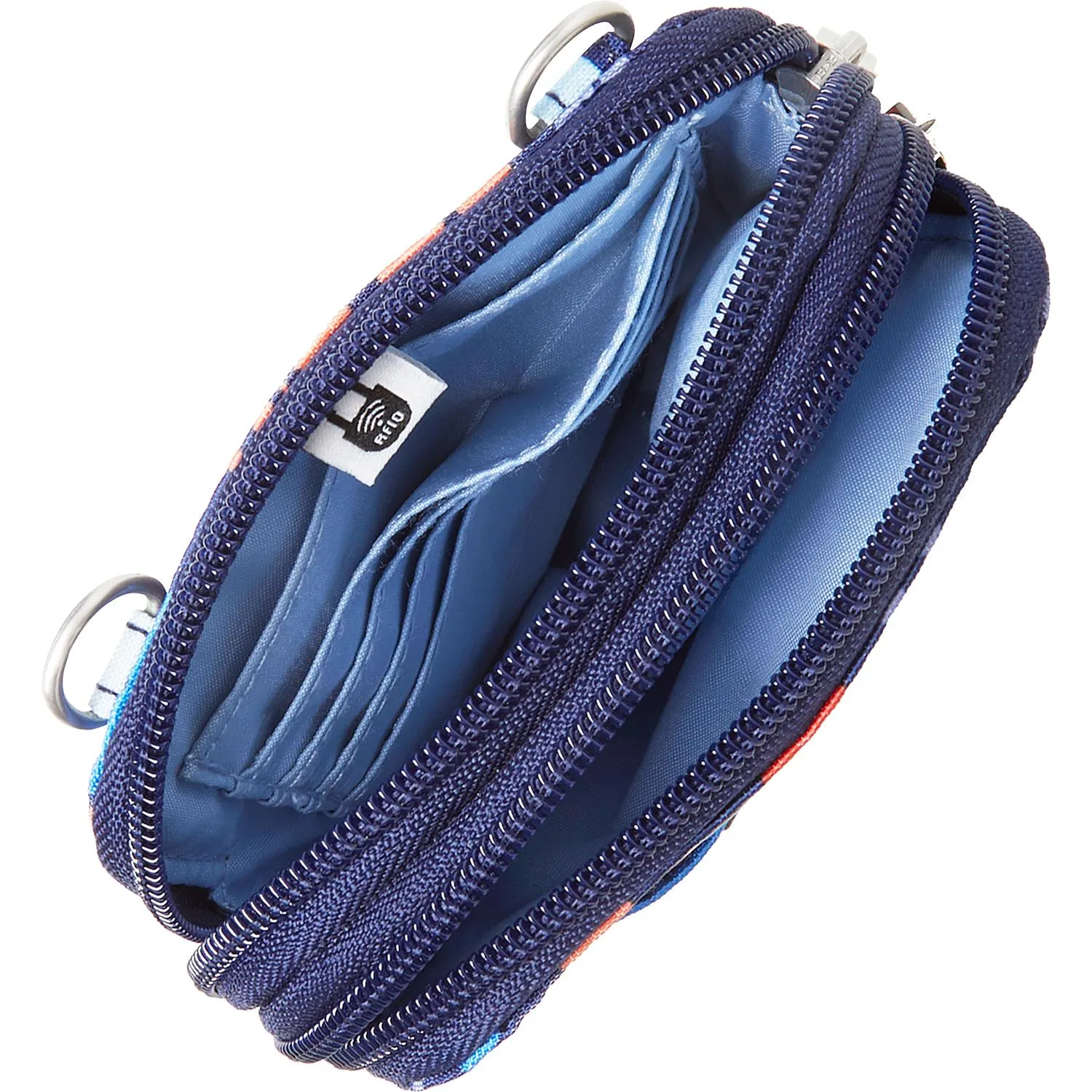 Baggallini Take Two RFID Bryant Crossbody Spring Bloom Nylon
