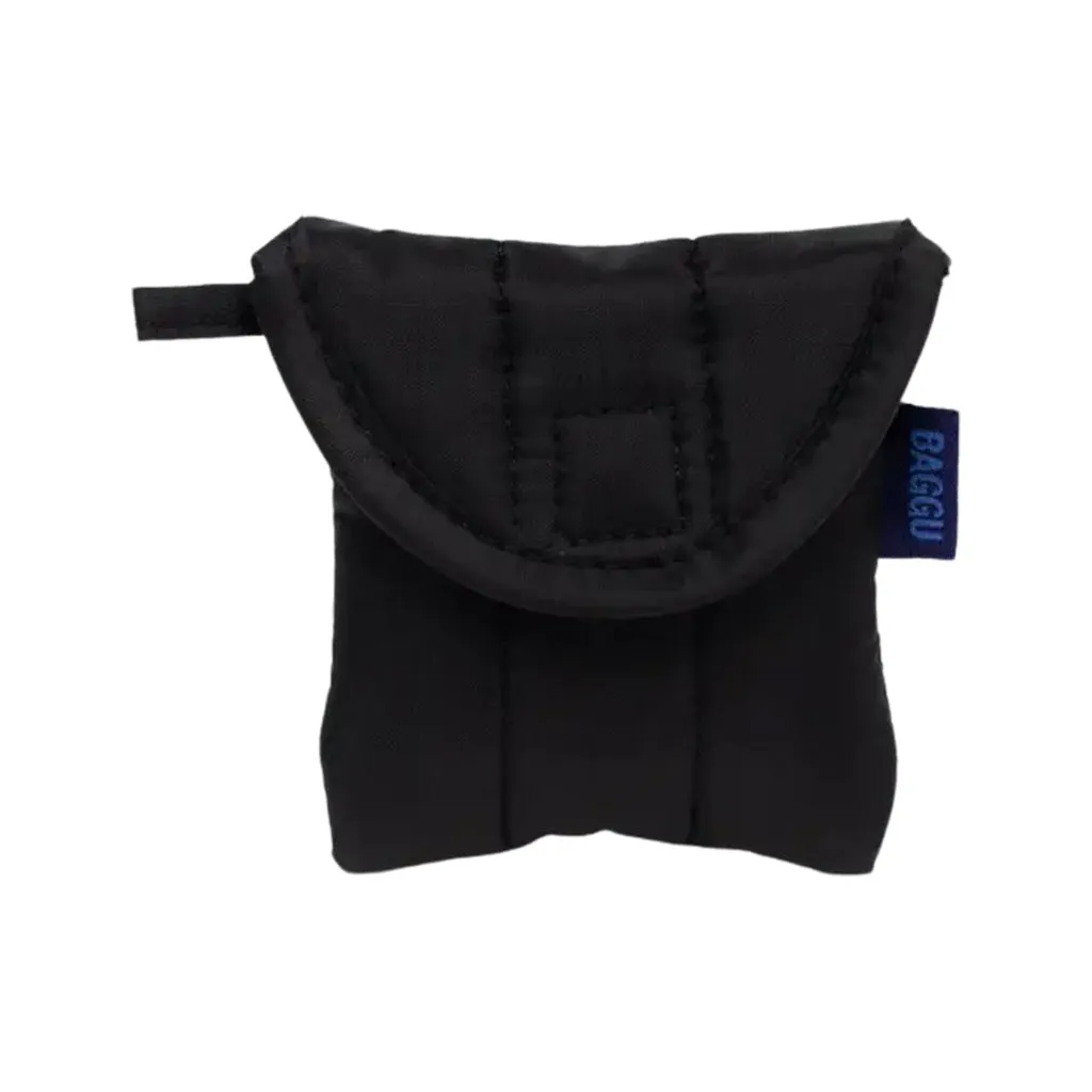 Baggu Puffy Earbuds Case, Black