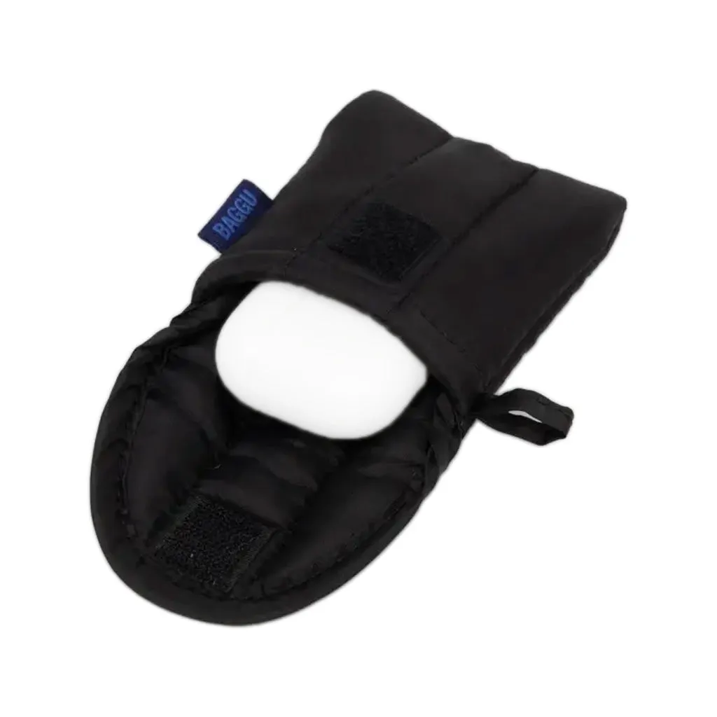 Baggu Puffy Earbuds Case, Black