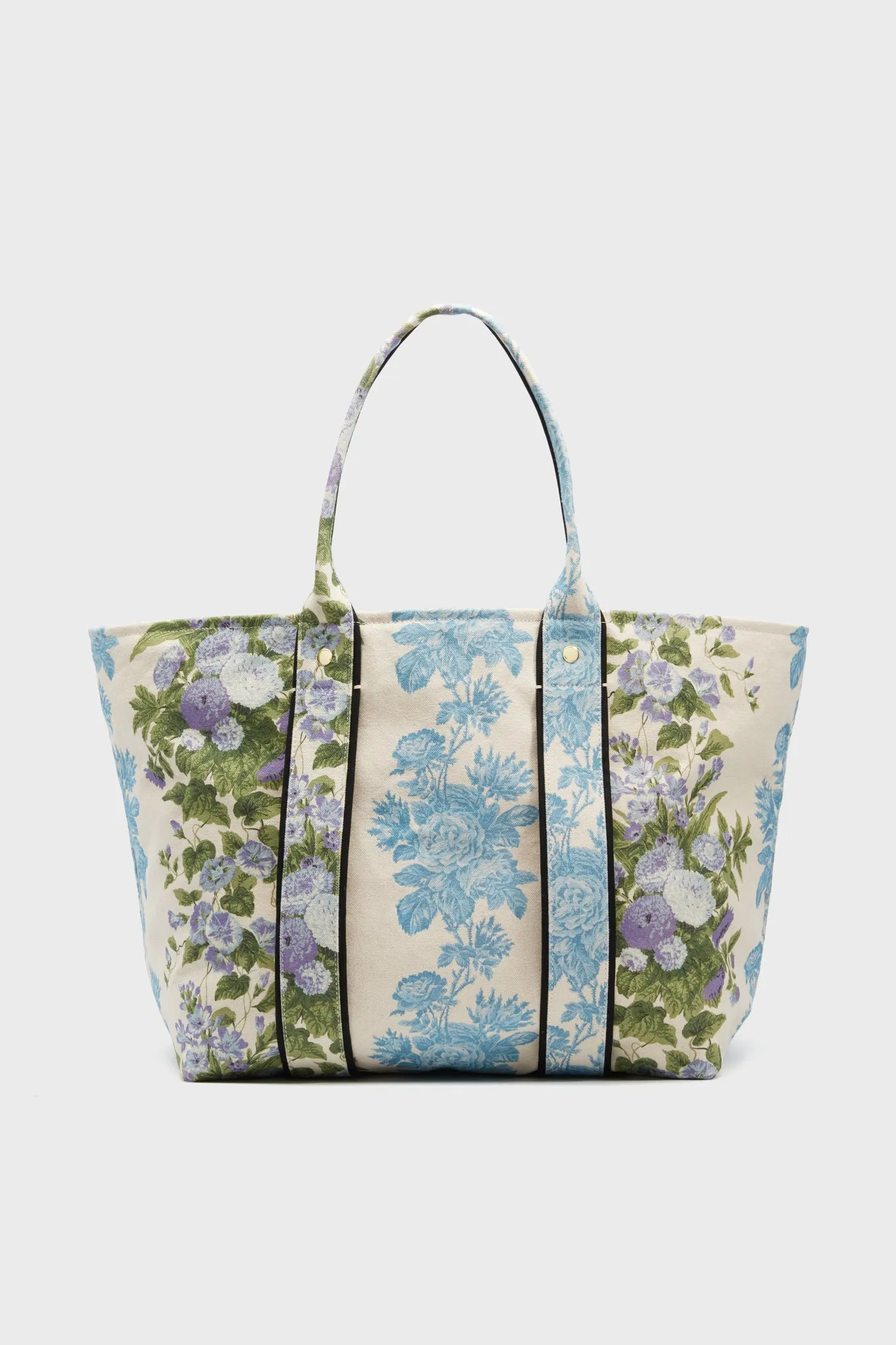 Blue Floral Stripe Giant Trop Avion