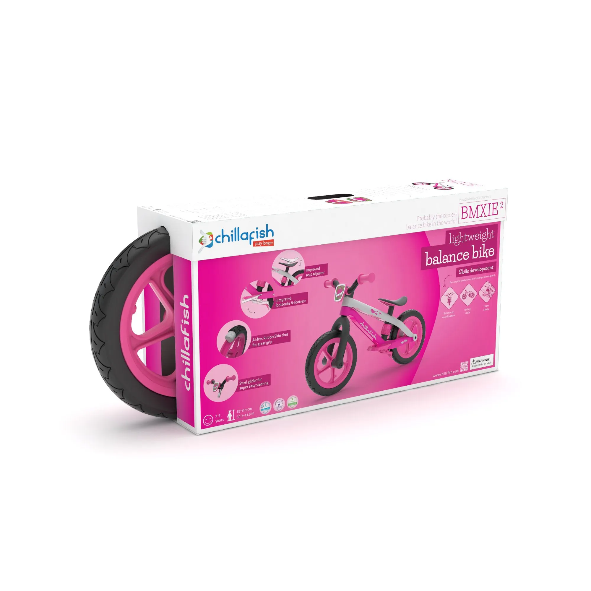 BMXie2 - 12" lightweight balance bike with footbrake