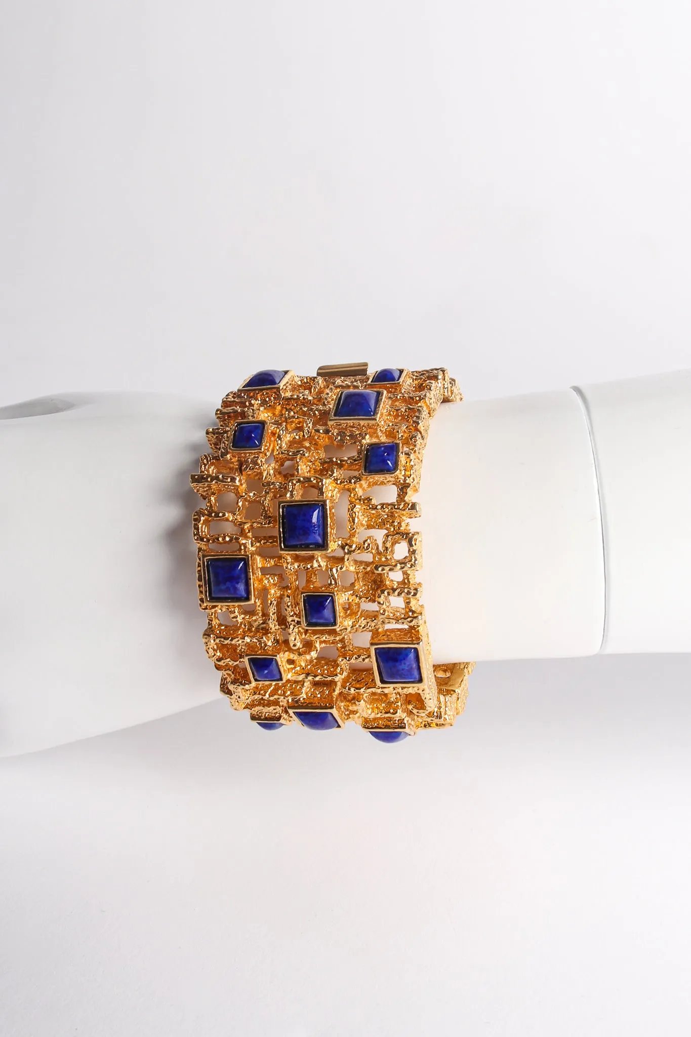 Brutalist Cage Cuff Bracelet