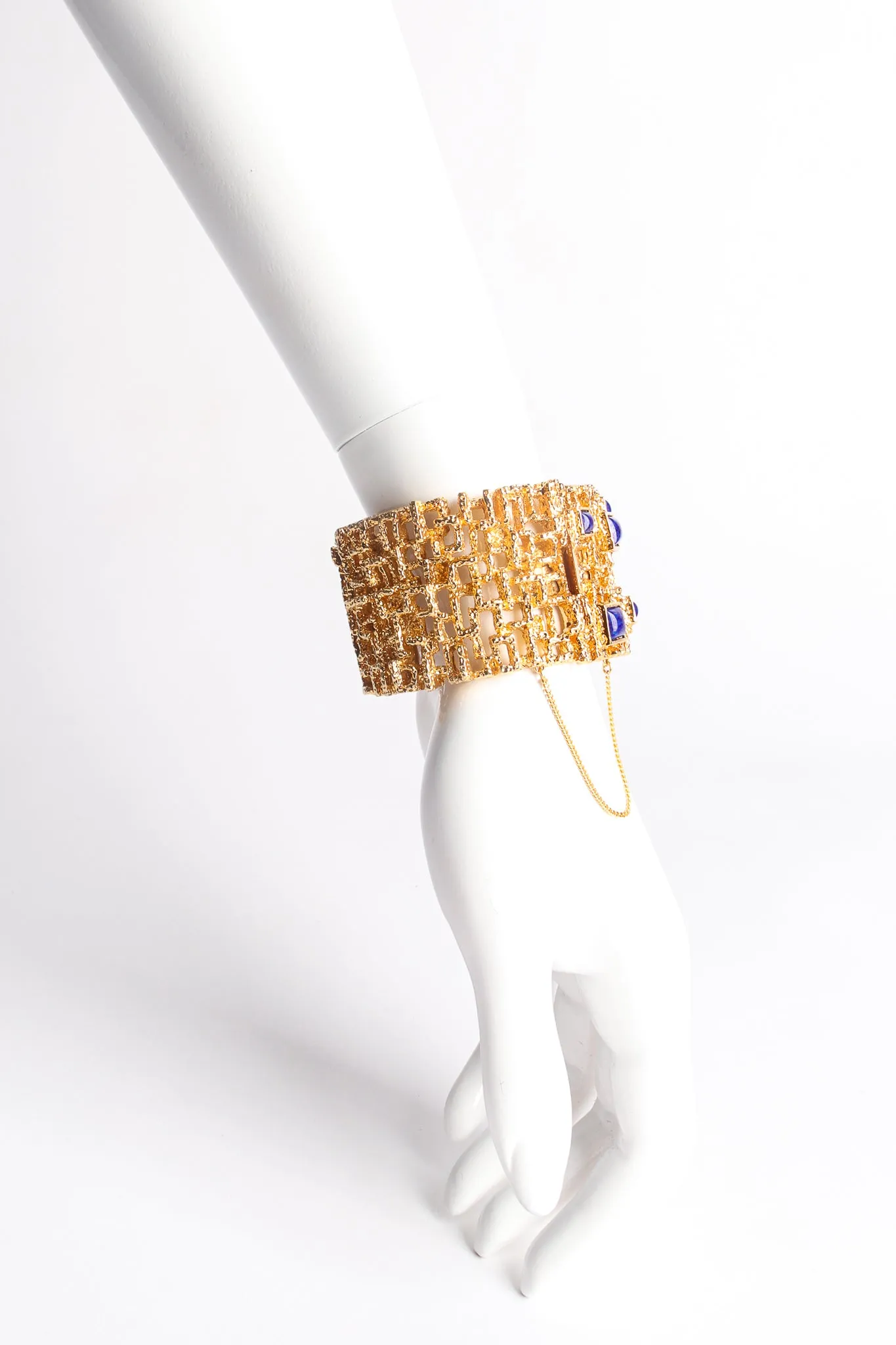 Brutalist Cage Cuff Bracelet