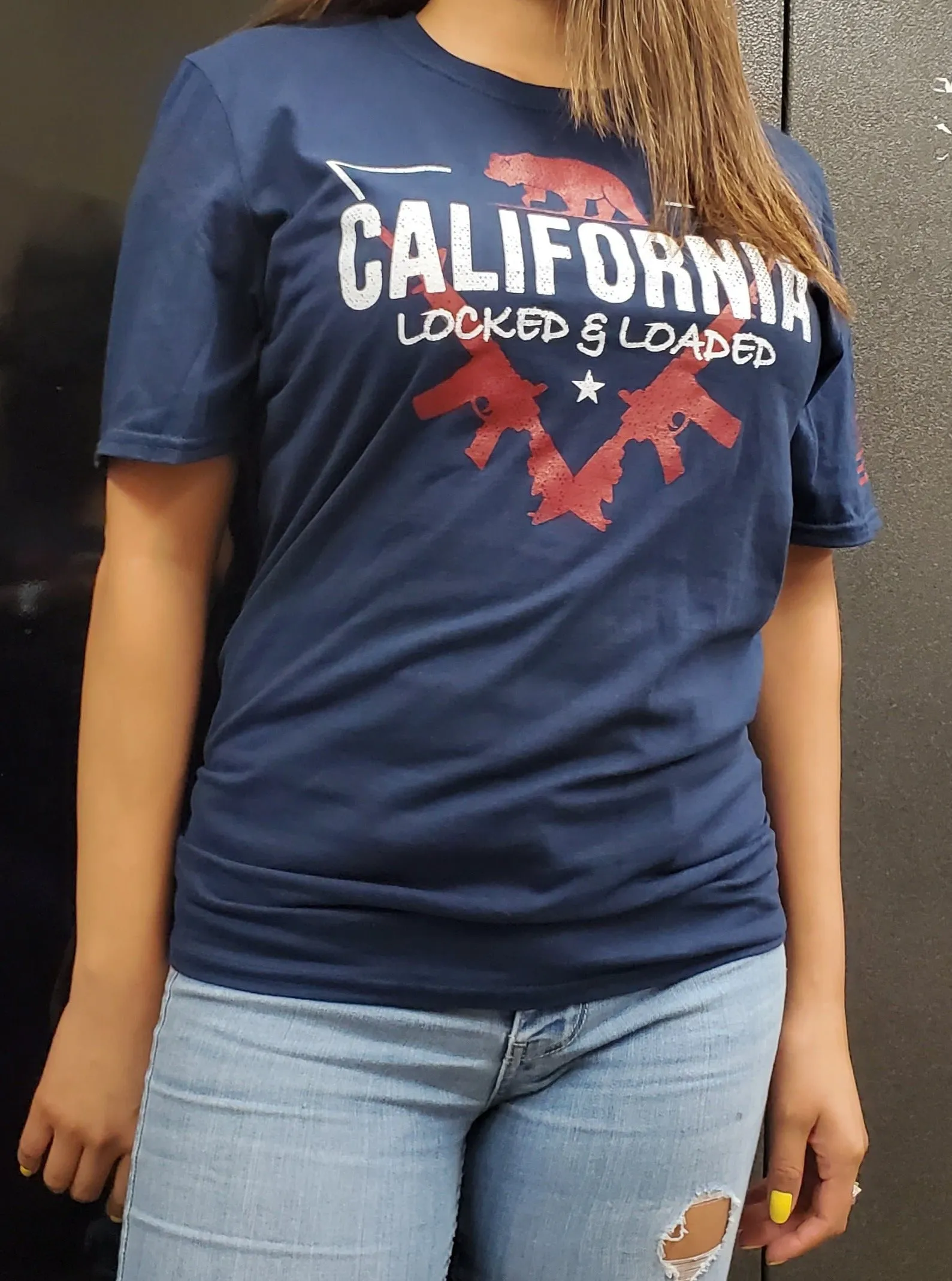California Locked & Loaded Crew Neck T-Shirt