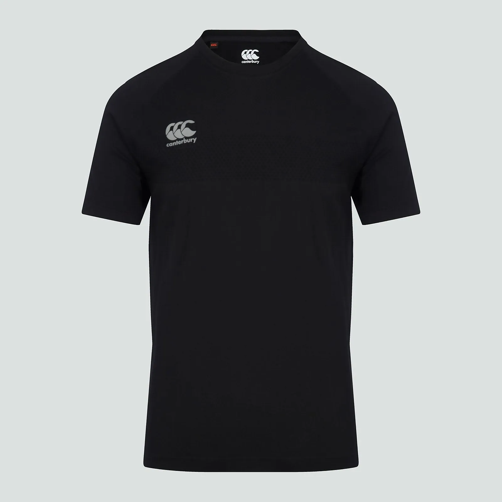 CANTERBURY SEAMLESS TEE - BLACK/GREY