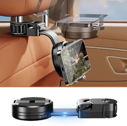 Car Headrest Hidden Hook Universal Multi-Function Car Clip Double Hook Holder Phone Holder