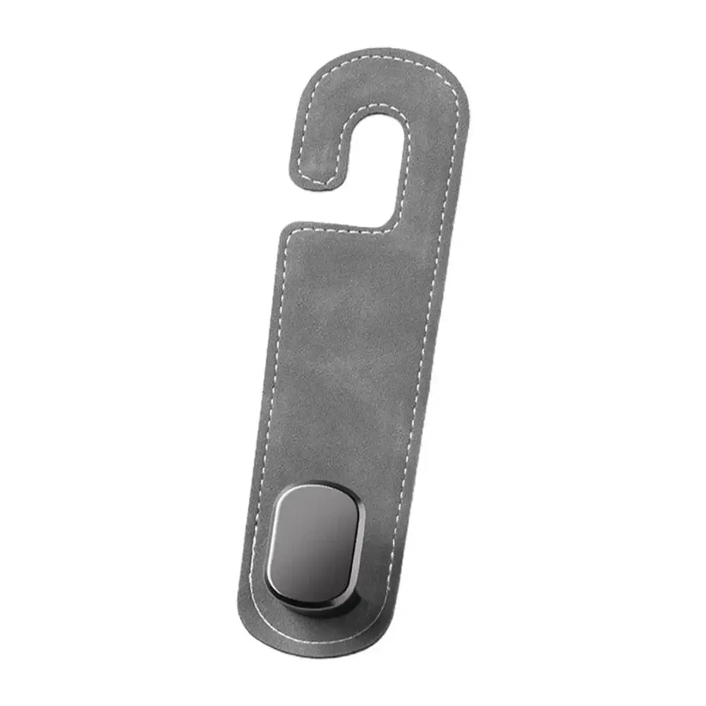 Car Seat Headrest Hook Universal Phone Holder Suede Hanging Hooks Car Interior Accessories for Tesla Kia BMW Audi2023