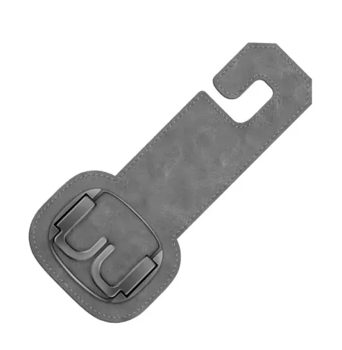 Car Seat Suede Headrest Hidden Hook Universal Multi-Function Car Clip Double Hook Holder Phone Holder