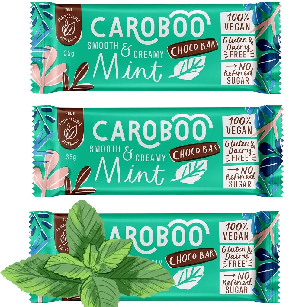 Caroboo Choco Bar - Smooth and Creamy Mint