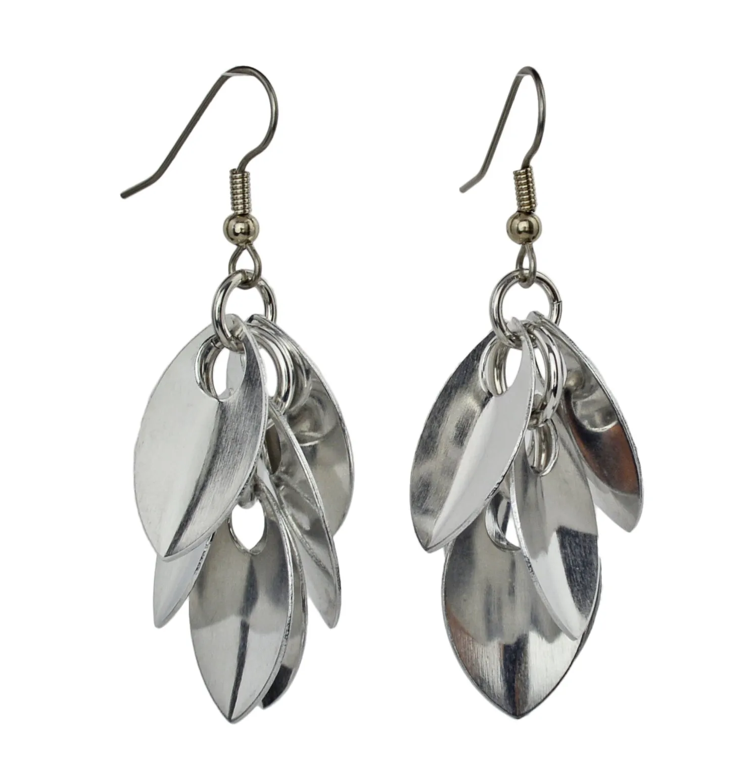 Cascading Leaves Short Earrings