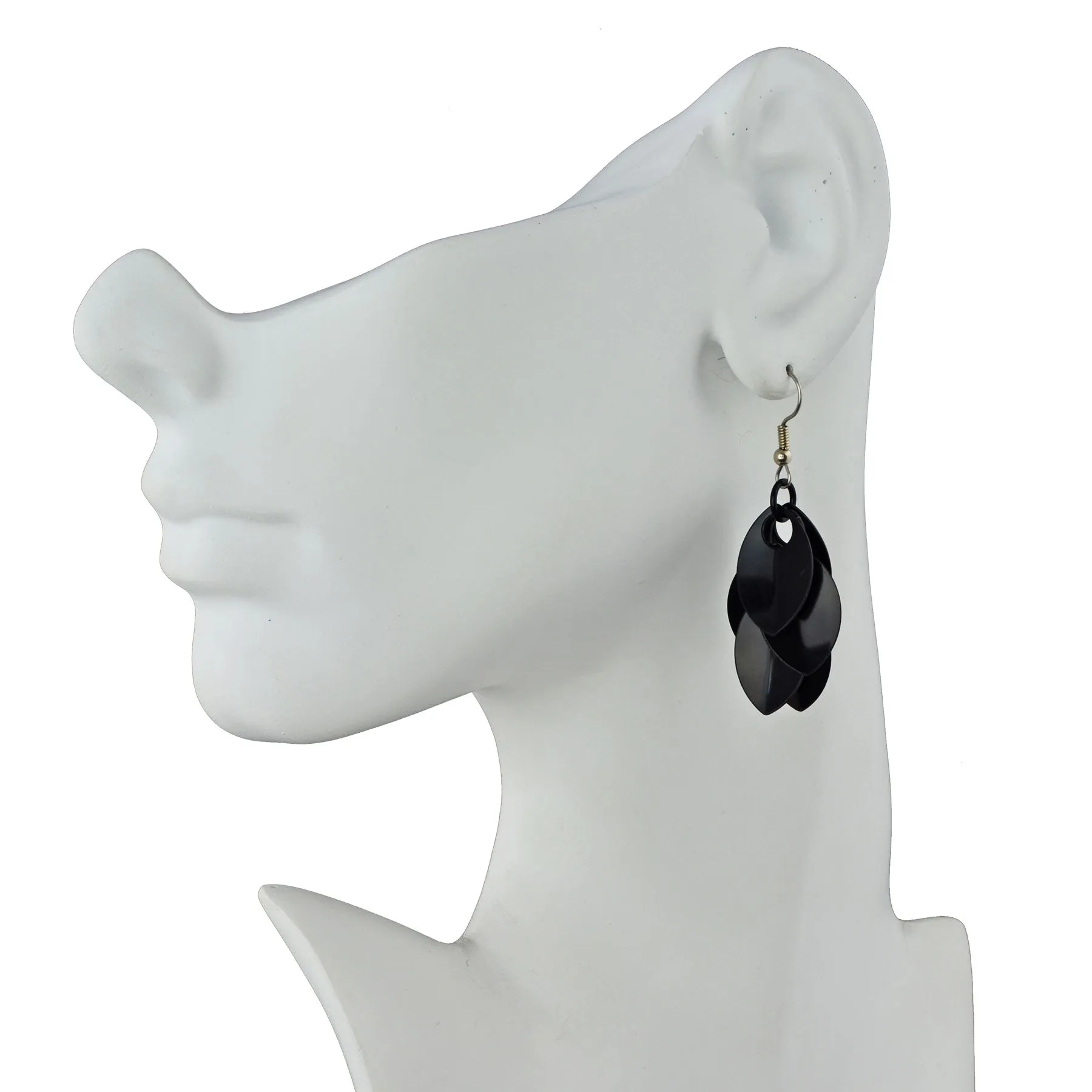Cascading Leaves Short Earrings