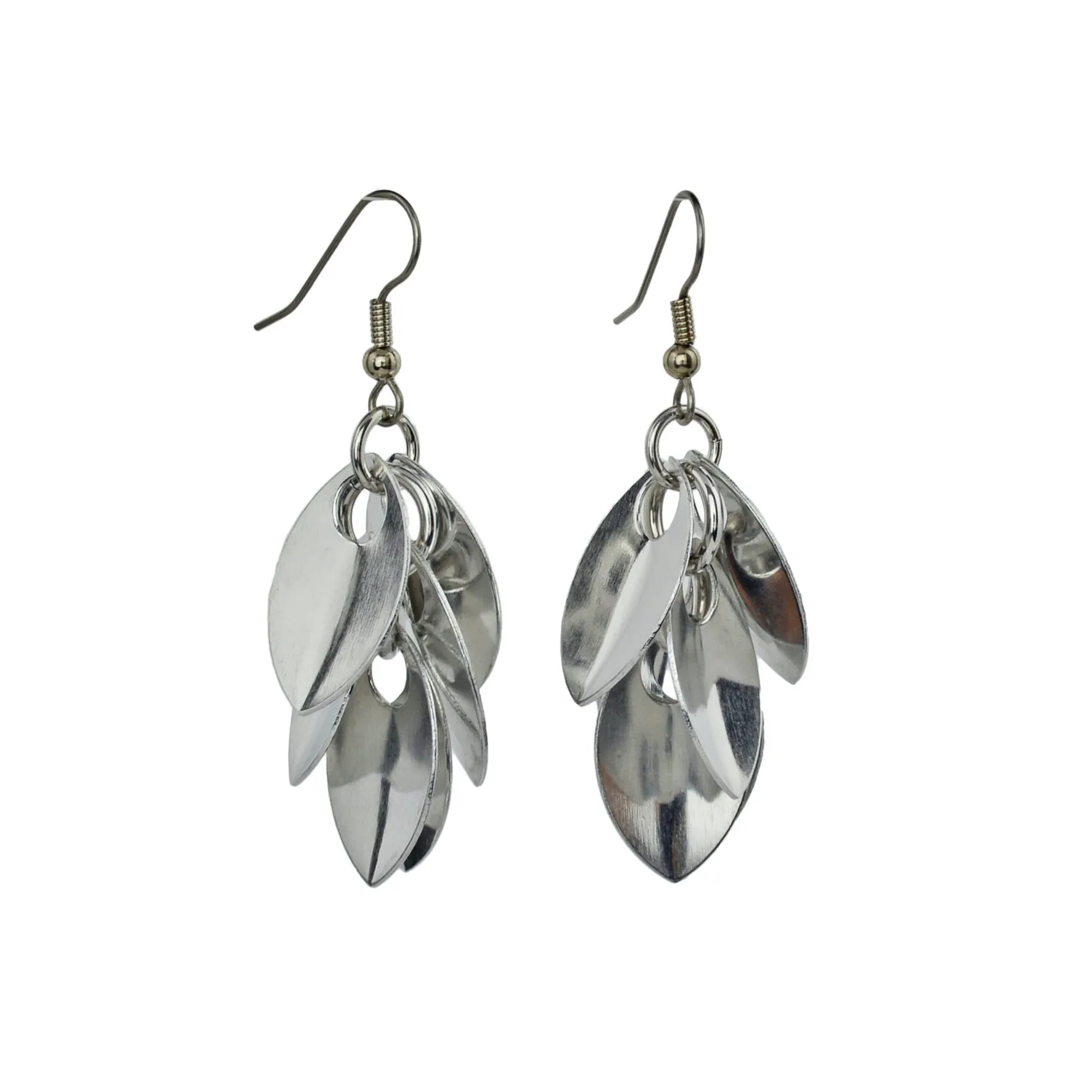 Cascading Leaves Short Earrings