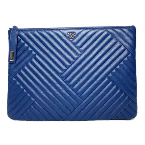 Chanel Navy Padded O Case