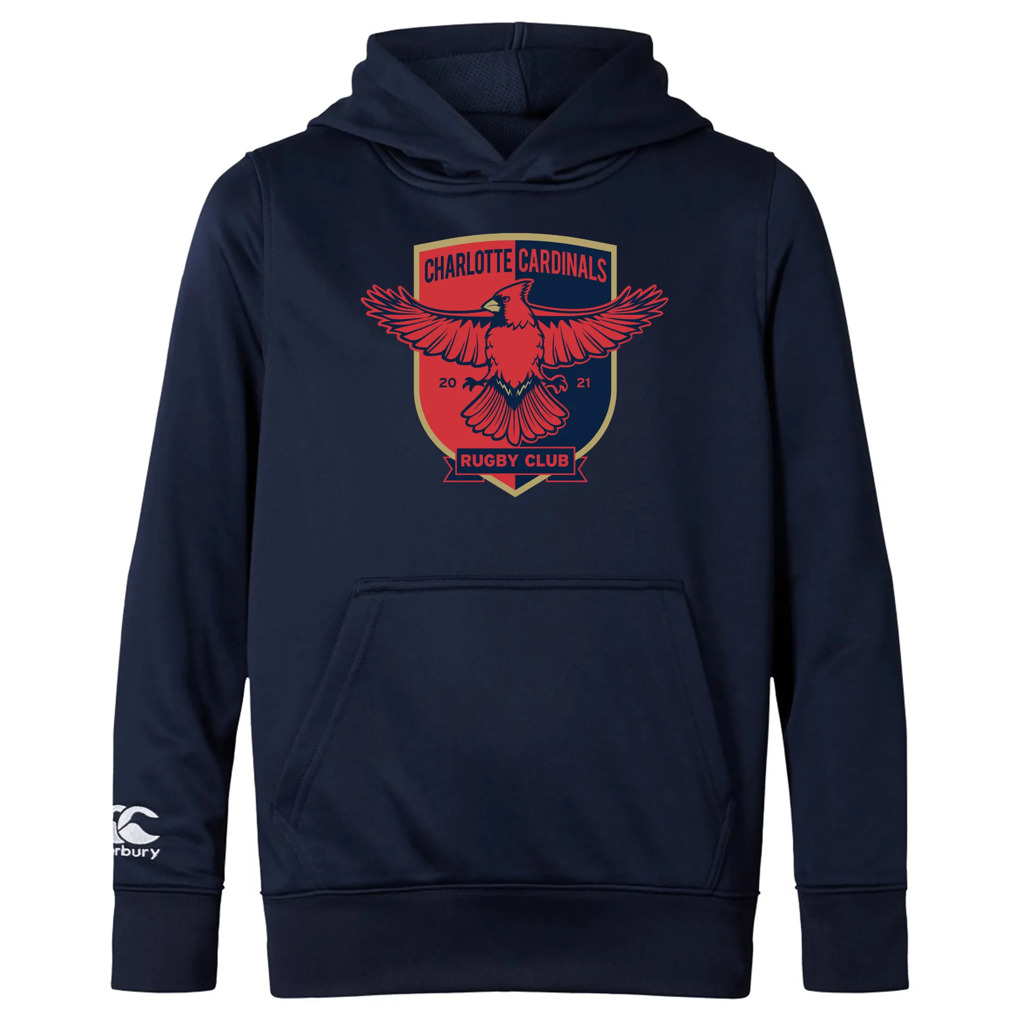 Charlotte Cardinals Rugby Club Club Lightweight Hoodie by Canterbury