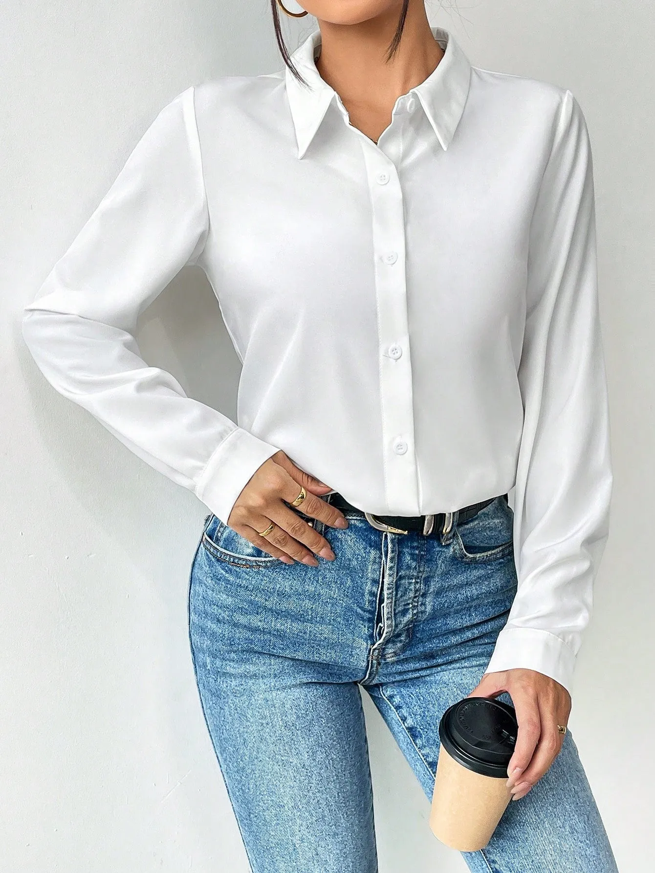 Cherry Vibes: Camisa de Mujer de Manga Larga en